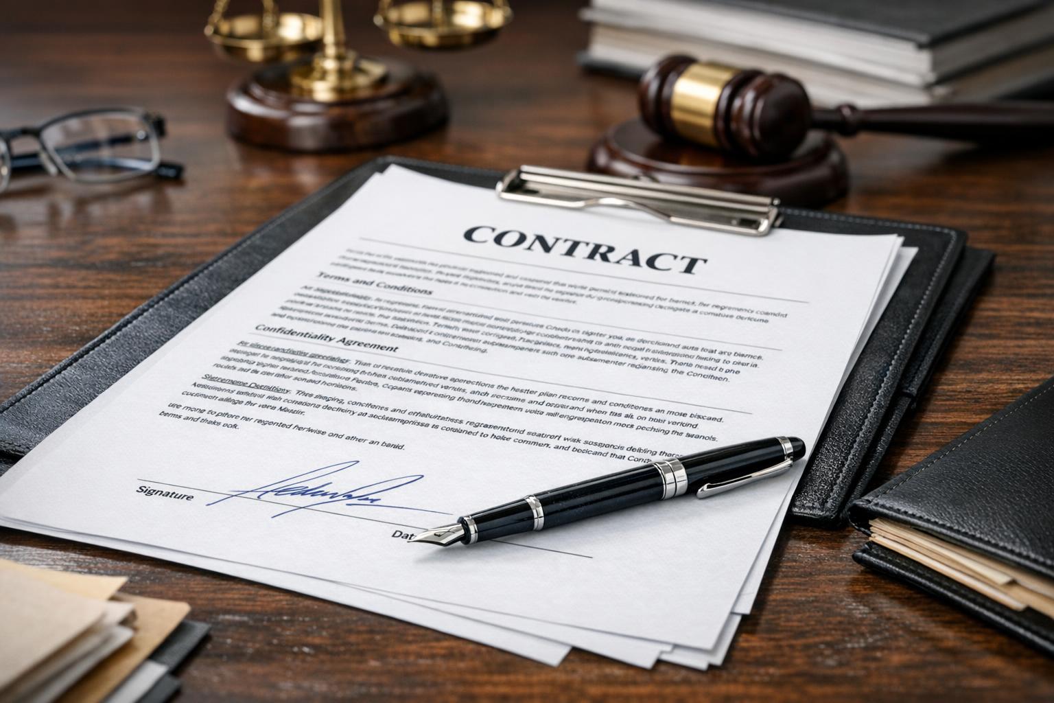 Redacción de contratos y documentos legales