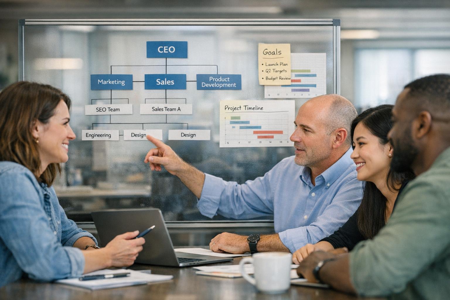 Equipo IXBISER en reunión de planificación organizacional